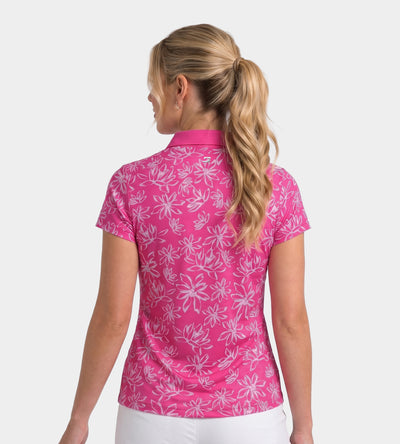 LADIES BLOOM POLO - ROSE