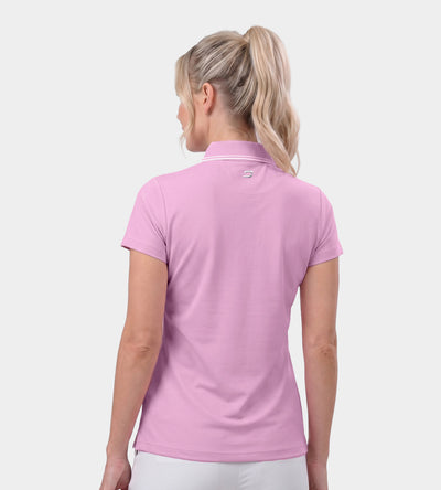 LADIES CLASSIC FIT POLO - ROSE