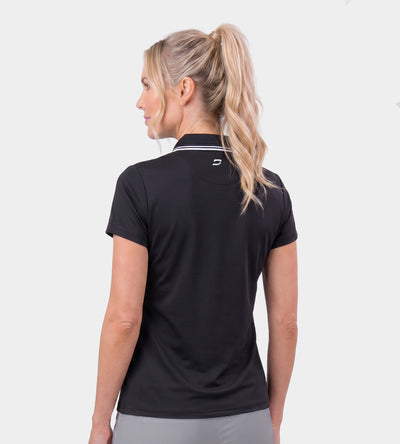 LADIES CLASSIC FIT POLO - NOIR