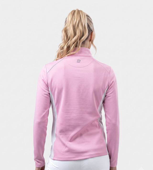 LADIES CROSS COUNTRY MIDLAYER - BLUSH