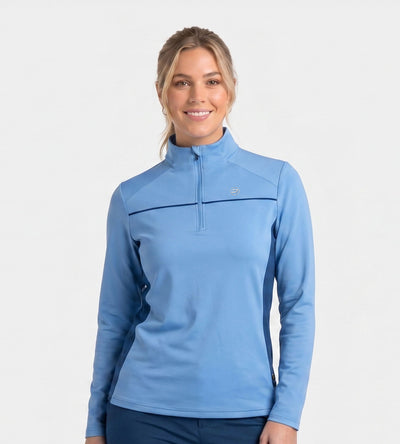 LADIES CROSS COUNTRY MIDLAYER - DENIM