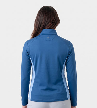 LADIES CROSS COUNTRY MIDLAYER - MARINE