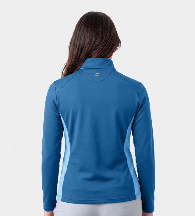 LADIES CROSS COUNTRY MIDLAYER - MARINEBLAUW