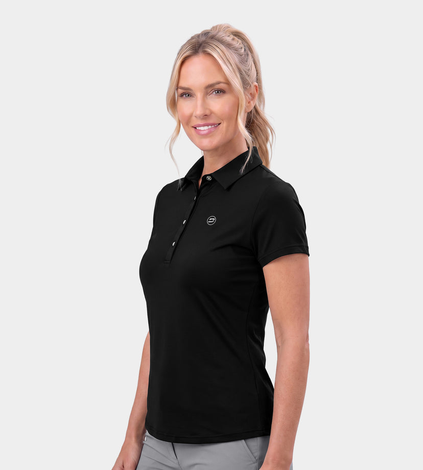 LADIES ELITE POLO - NERO