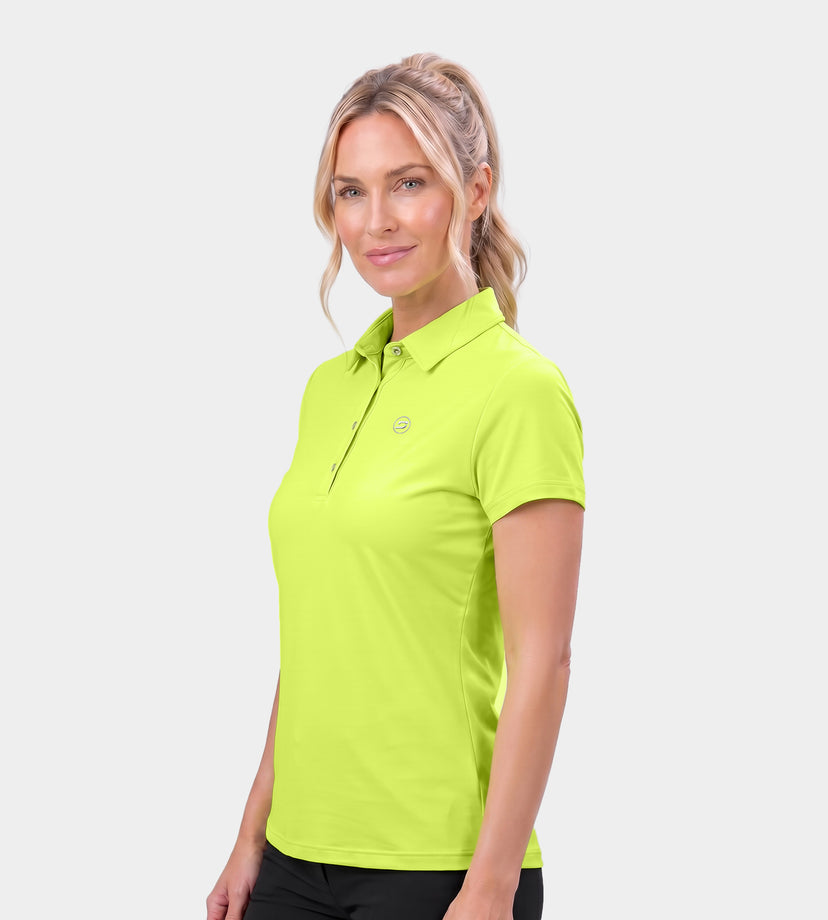 LADIES ELITE POLO - LIME