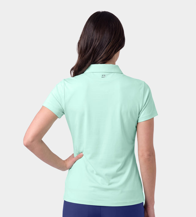 LADIES ELITE POLO - VERDE AZULADO