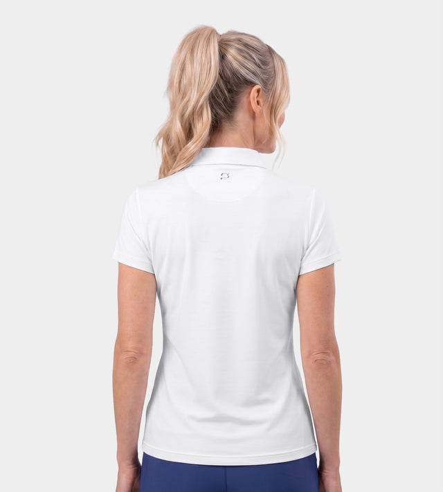 LADIES ELITE POLO - WHITE