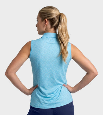 LADIES EMPIRE POLO - BLEU
