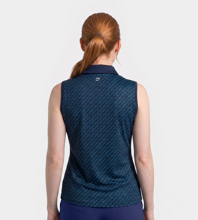 LADIES EMPIRE POLO - NAVY