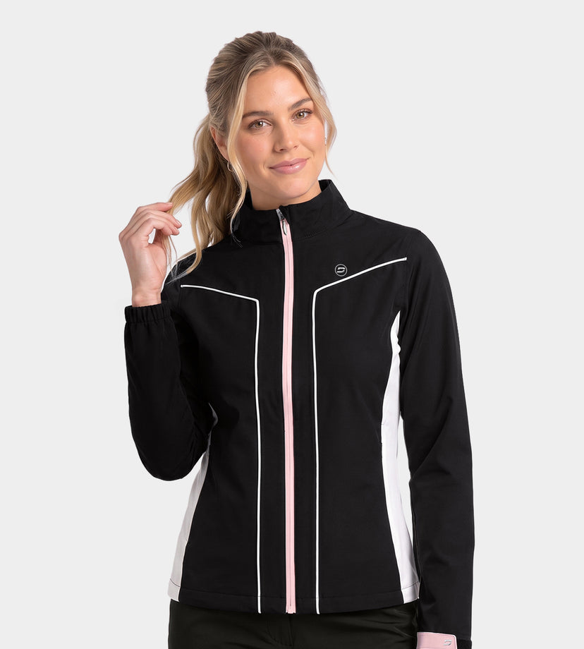 LADIES ESCAPADE RAIN JACKET - NOIR/BLANC
