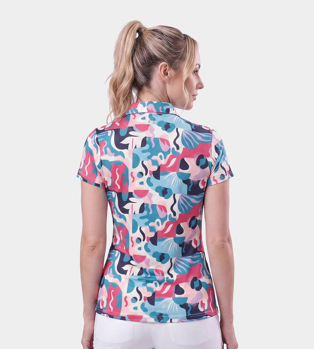 LADIES EXOTIC POLO - ROSA