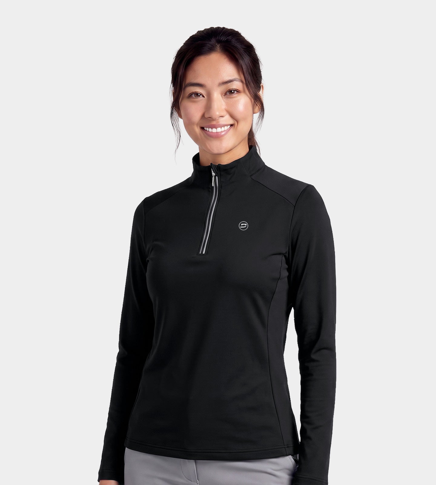 LADIES GALACTIC MIDLAYER - NOIR