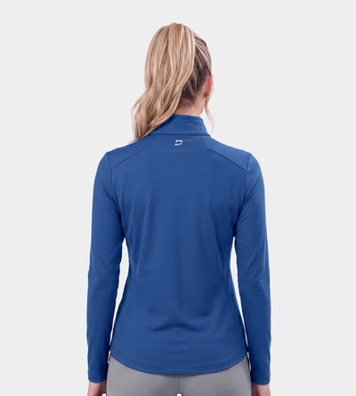 LADIES GALACTIC MIDLAYER - MARINEBLAU