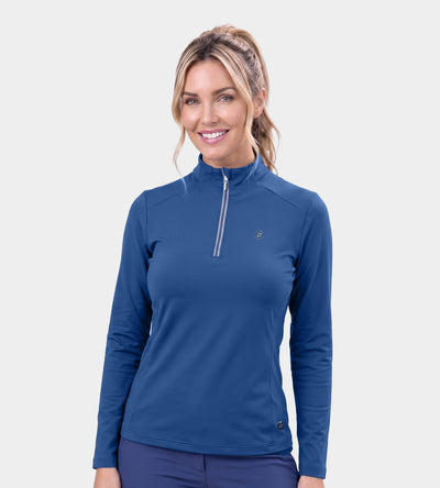 LADIES GALACTIC MIDLAYER - MARINE