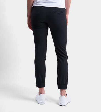 LADIES GOLF JOGGERS - BLACK