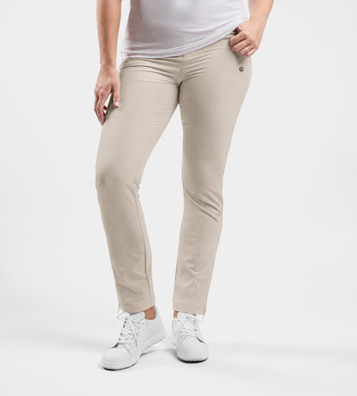 LADIES GOLF JOGGERS - STONE