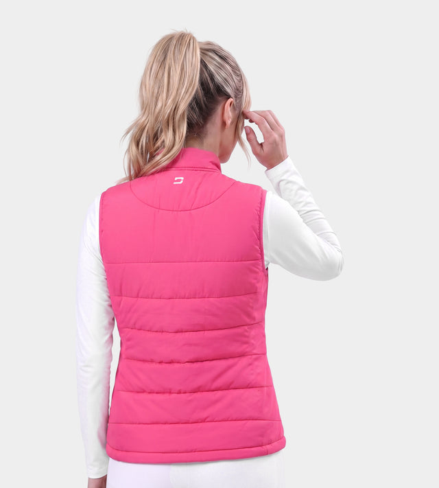 LADIES GRACIE GILET - PINK