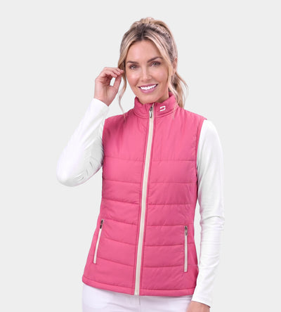 LADIES GRACIE GILET - ROSE