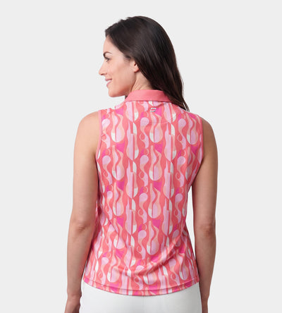 LADIES GRIFFON POLO - CORAIL