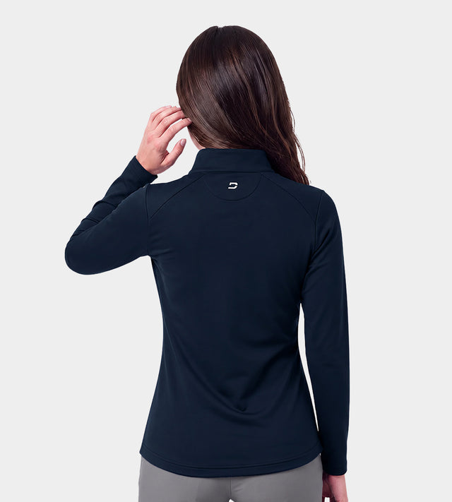 LADIES HEART MIDLAYER - MARINE