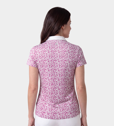 LADIES HEART POLO - LILA