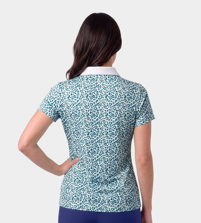 LADIES HEART POLO - PETROL