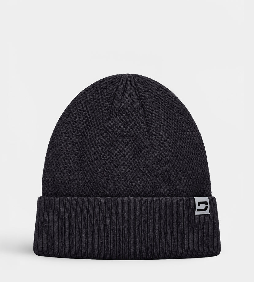 LADIES LINIE MARL BEANIE - NAVY