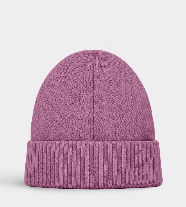 LADIES LINIE MARL BEANIE - PINK