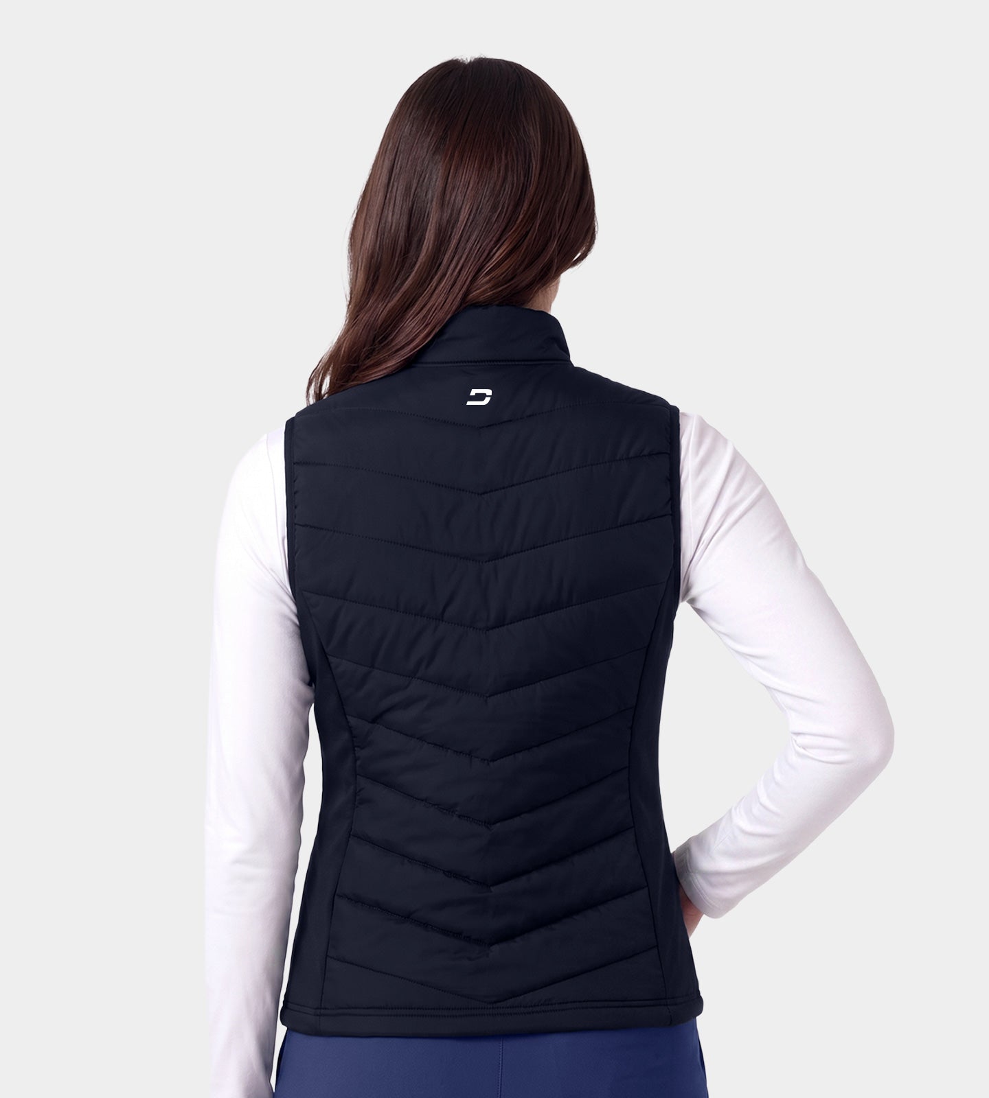 LADIES PANAMA GILET - NAVY