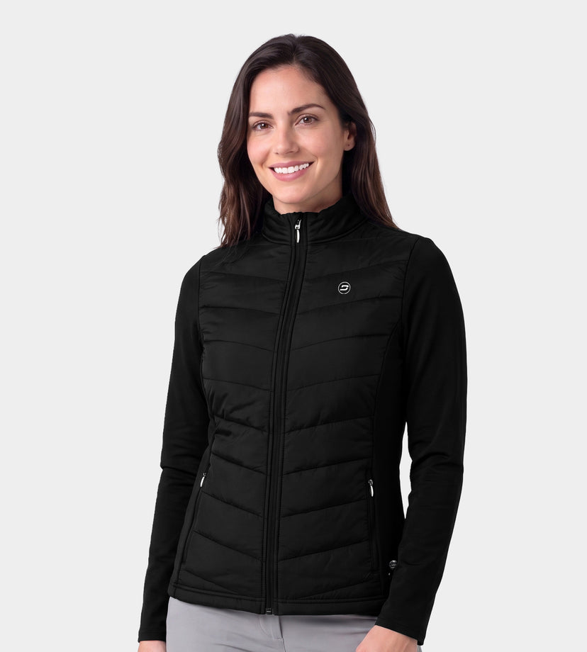 LADIES PANAMA JACKET - BLACK