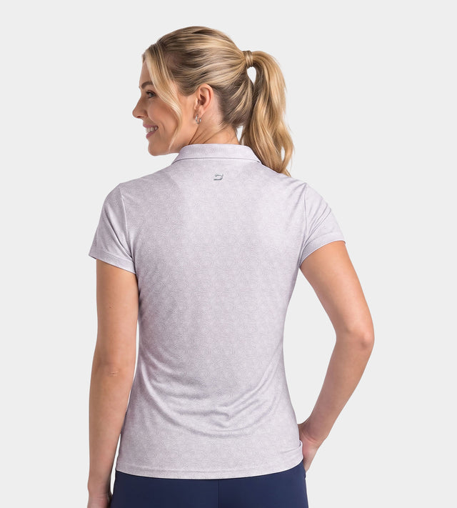 LADIES PETAL POLO - LAVENDAR