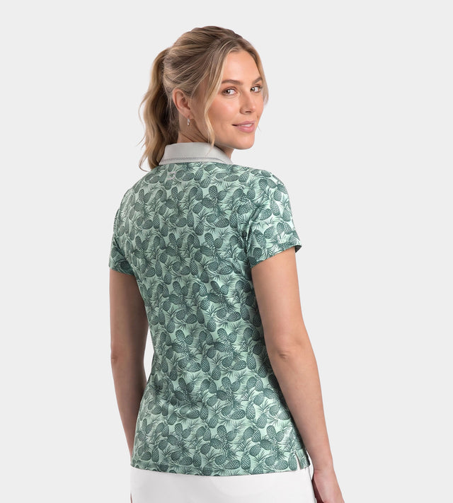 LADIES PINEAPPLE POLO - VERDE