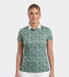 LADIES PINEAPPLE POLO - GREEN