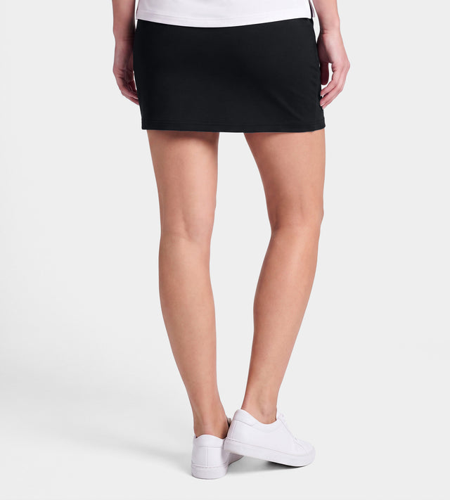 LADIES POCKET SKORTS - BLACK