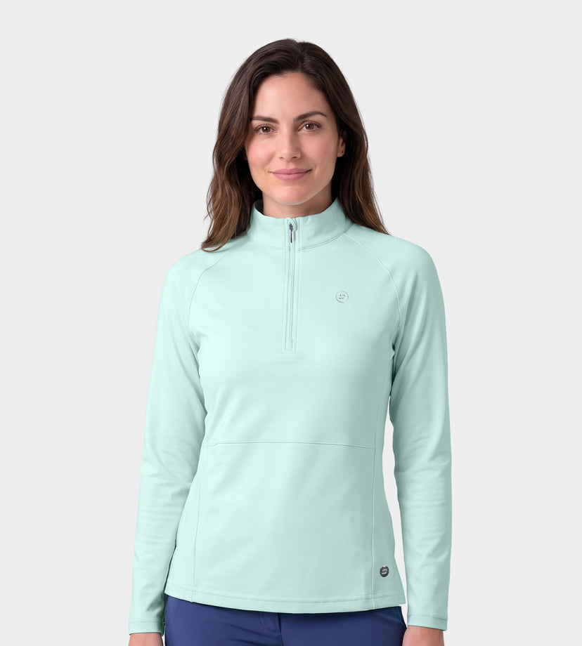 LADIES SPLIT HEM MIDLAYER - MINT