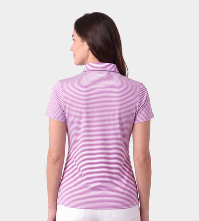 LADIES SPRING POLO - POURPRE