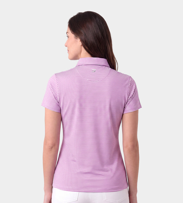 LADIES SPRING POLO - PURPLE