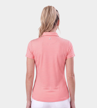 LADIES SPRING POLO - CORAIL