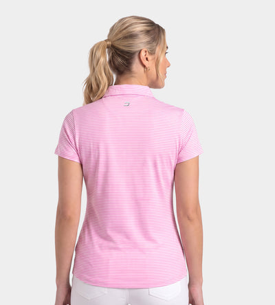 LADIES SPRING POLO - ROSE