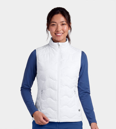 LADIES TECH GILET - BLANC