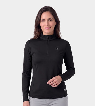 LADIES ULTRA BLEND MIDLAYER - NOIR