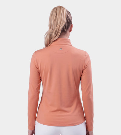 LADIES ULTRA BLEND MIDLAYER - CORAIL