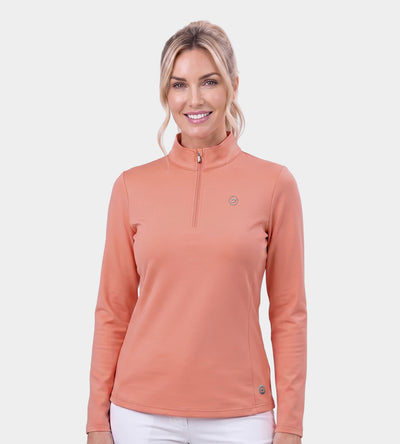LADIES ULTRA BLEND MIDLAYER - CORAIL