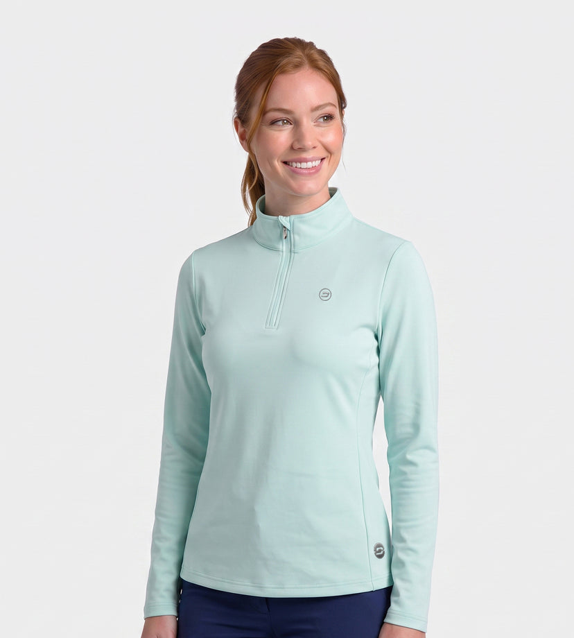 LADIES ULTRA BLEND MIDLAYER - MINT