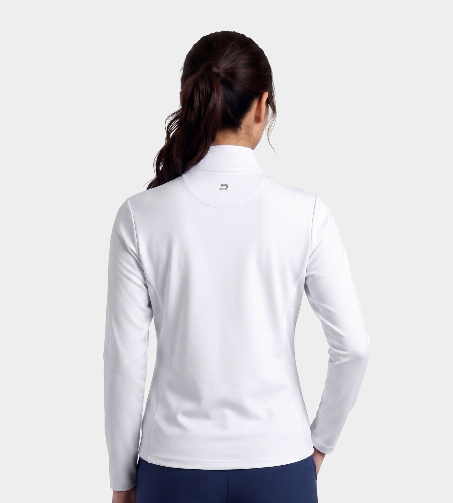 LADIES ULTRA BLEND MIDLAYER - WHITE