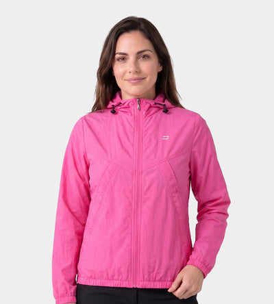 LADIES WIND GUARD JACKET - BRIGHT ROSE