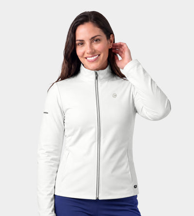 LADIES ARCHER JACKET - BLANC