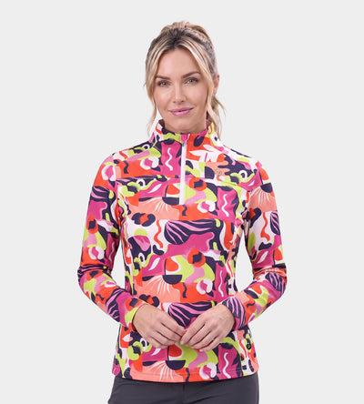 LADIES BIRDIE MIDLAYER - EXOTIC CITRON VERT