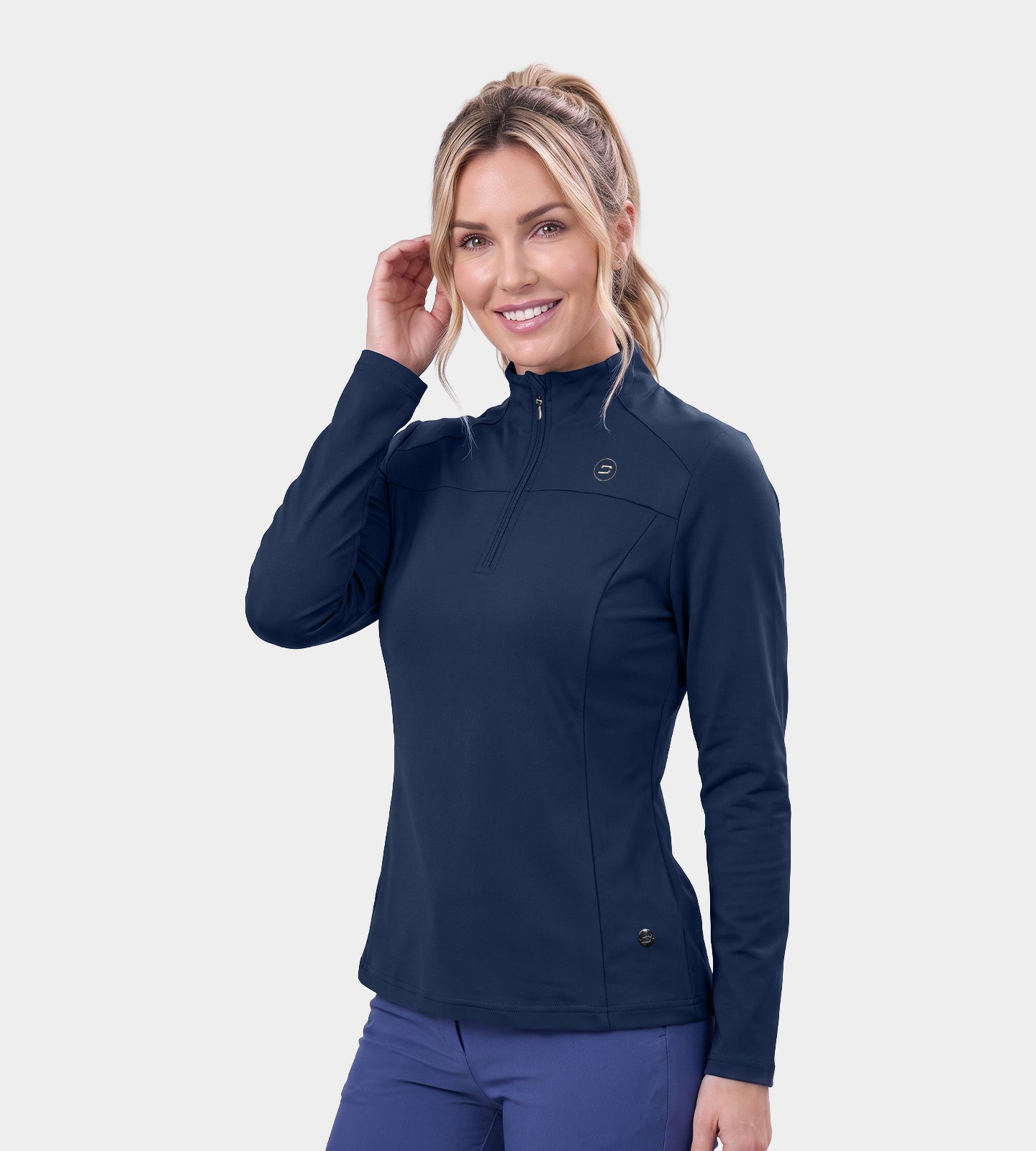 LADIES BIRDIE MIDLAYER - NAVY