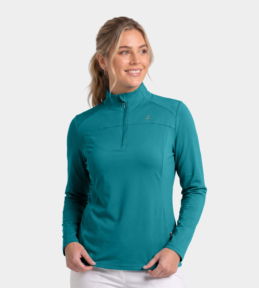 LADIES BIRDIE MIDLAYER - TEAL
